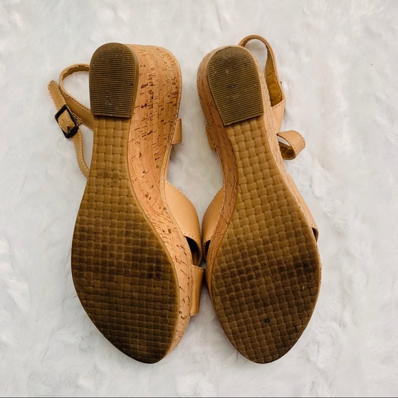 Reba Cork Wedge Sandals - Picture 4 of 7
